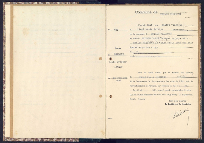 Muille-Villette (actes reconstitués - lacunes possibles) : décès (1881-1902)