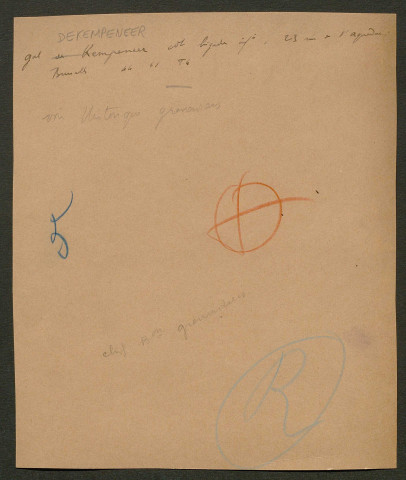 Témoignage de Dekempeneer (Lieutenant général) et correspondance avec Jacques Péricard