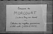 Morcourt (Saint-Gentien) : baptêmes, mariages, sépultures