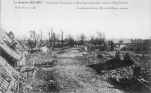 Tranchées Françaises et Barricade allemande devant Chaulnes