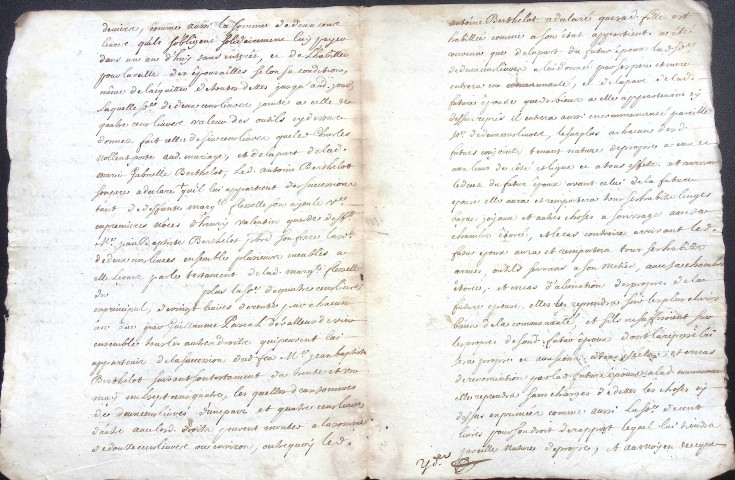 Etude de Me Jean Duval à Amiens (étude n°8). Minutes de l'année 1708