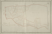 Plan du cadastre napoléonien - Pont-Remy (Pont-de-Rémy) : Chemin des Prieurs (Le), C