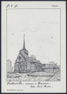 Frettemolle, commune d'Hescamps : église Saint-Martin - (Reproduction interdite sans autorisation - © Claude Piette)