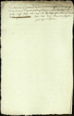 Etat d'évaluation des habitations de la paroisse d'Enguillaucourt avec les noms et qualités des particuliers, 4 octobre 1793