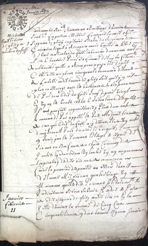 Etude de Me François Caron à Amiens (étude n°18). Minutes de l'année 1680