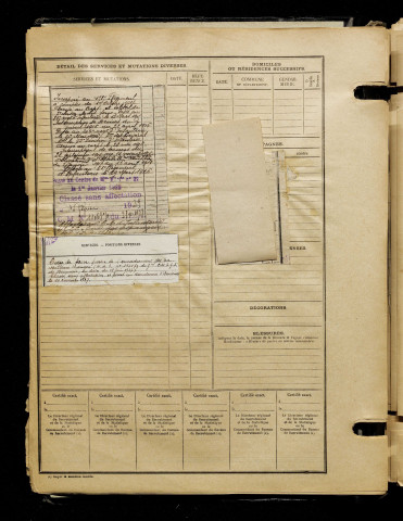 Choqueuse, Norbert Armand, né le 29 août 1891 à Conty (Somme), classe 1911, matricule n° 18, Bureau de recrutement d'Abbeville