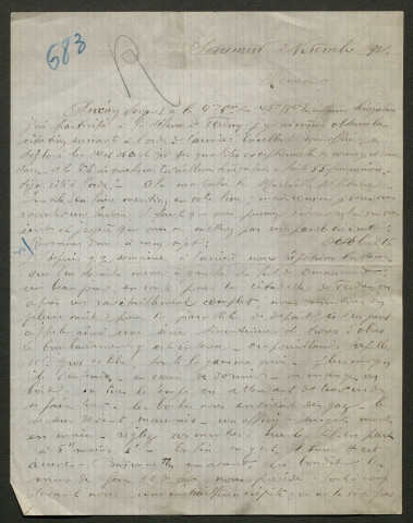 Témoignage de Derbécourt, Marcel et correspondance avec Jacques Péricard