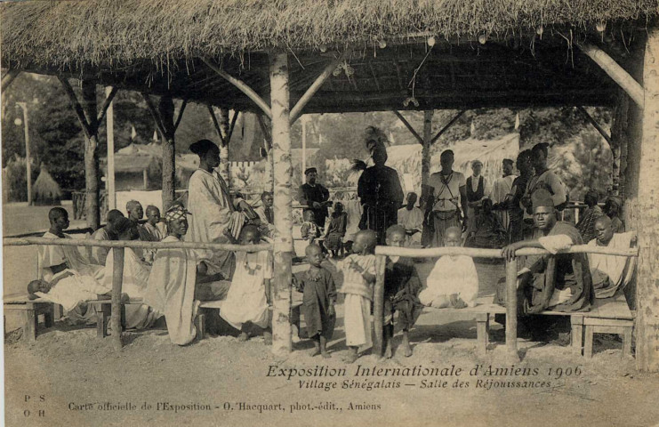 Exposition Internationale d'Amiens 1906 - Village Sénégalais - Salle des Réjouissances