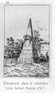 Monument dans le cimetière (Anne Harcourt - Beuvron 1797)