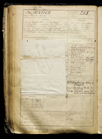 Chrétien, Pascal Martial, né le 06 septembre 1888 à Boisbergues (Somme), classe 1908, matricule n° 268, Bureau de recrutement d'Abbeville