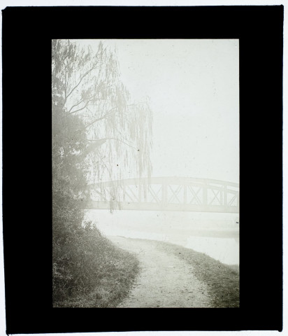 Amiens chemin de halage brouillard - 1932