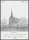 Harcigny (Aisne) : église fortifiée - (Reproduction interdite sans autorisation - © Claude Piette)
