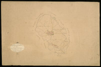 Plan du cadastre napoléonien - Bernes : tableau d'assemblage