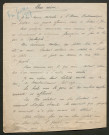 Témoignage de Anonyme 25 (Soldat détaché à l'Armée britannique) et correspondance avec Jacques Péricard