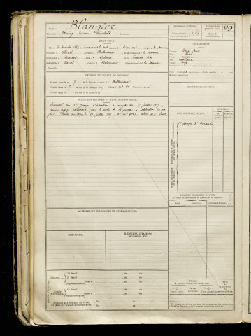 Blangier, Vaning Dioscore Reinhold, né le 30 décembre 1897 à Foucaucourt-Hors-Nesle (Somme), classe 1916, matricule n° 448, Bureau de recrutement d'Abbeville