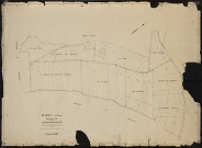 Plan du cadastre rénové - Barly : section ZK
