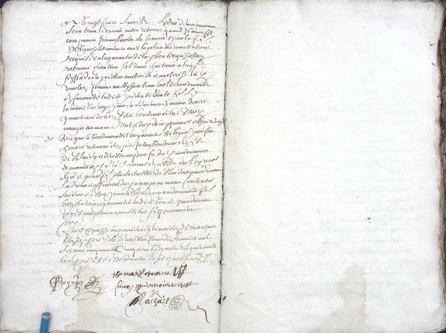 Etude de Me François Machart à Amiens (étude n°13). Minutes de l'année 1655