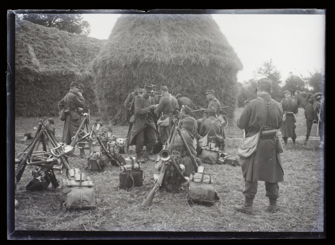 Manoeuvres de septembre 1902 -72e de ligne - Esserteaux