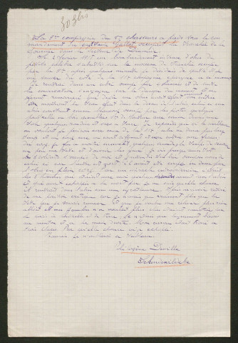 Témoignage de Duville, Philogène et correspondance avec Jacques Péricard