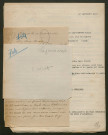 Témoignage de Lajeunesse, Emile (Artilleur) et correspondance avec Jacques Péricard
