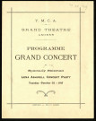 Y.M.C.A. - Grand théatre Amiens - Programme Grand Concert
