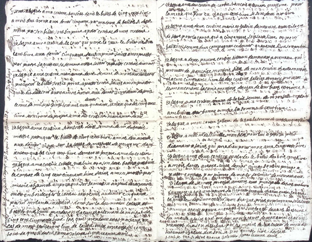 Etude de Me Nicolas Rouget à Amiens (étude n°5). Minutes des années 1722-1728