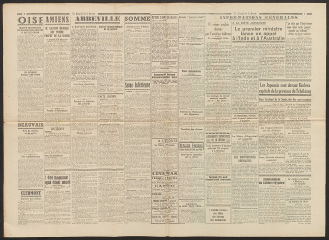 Le Progrès de la Somme, numéro 22673, 28 mai 1942