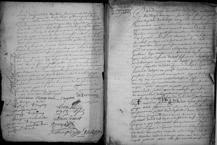 Etude de Me Grégoire Rault à Amiens (étude n°21). Minutes de l'année 1728