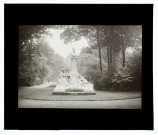 Amiens jardin - Monument Jules Verne - octobre 1931