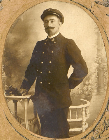 Portrait en uniforme de Jean-Marie Pailler