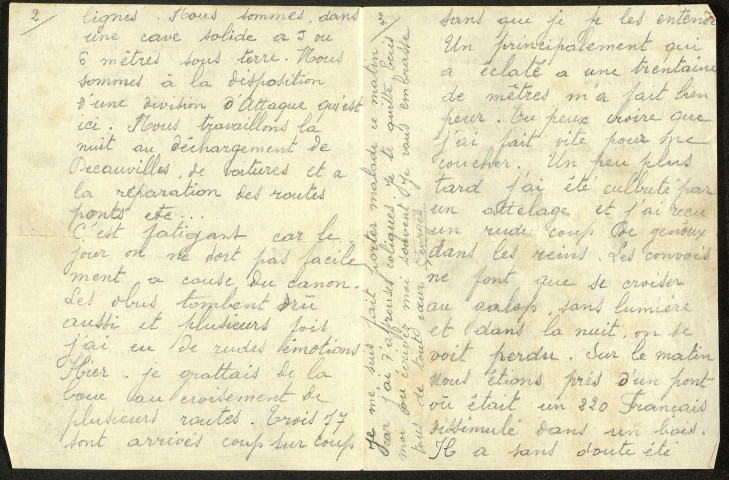 Correspondance de Georges Crampon adressée à ses parents et son frère, André, entre le 13 octobre 1917 et le 1er juin 1919