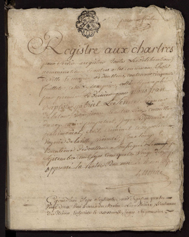 Doullens. Délibérations de l'échevinage