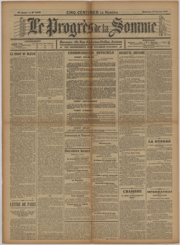 Le Progrès de la Somme n° 14040