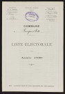 Liste électorale : Longuevillette