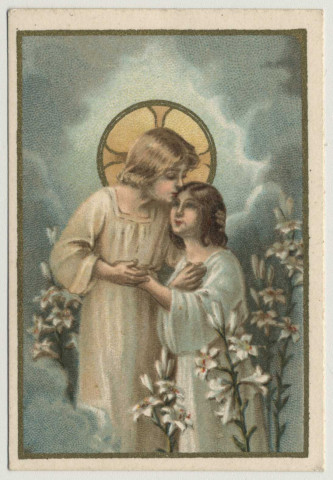 L'Enfant Jésus et un enfant