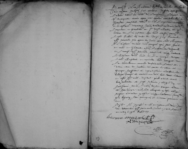 Etude de Me Nicolas Caron à Amiens (étude n°27). Minutes de l'année 1668