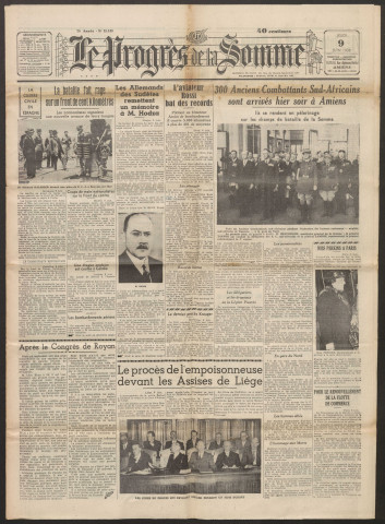 Le Progrès de la Somme, numéro 21448, 9 juin 1938