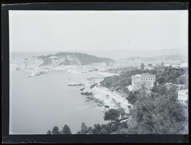 Route de Nice à Monaco - avril 1905