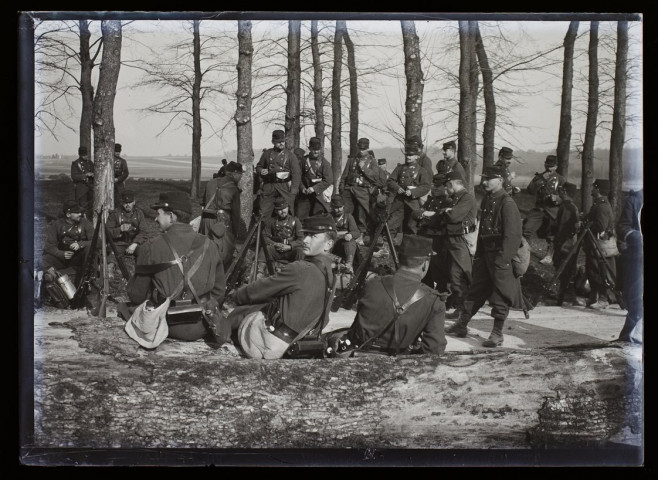 8e chasseurs à Allonville - mars 1902