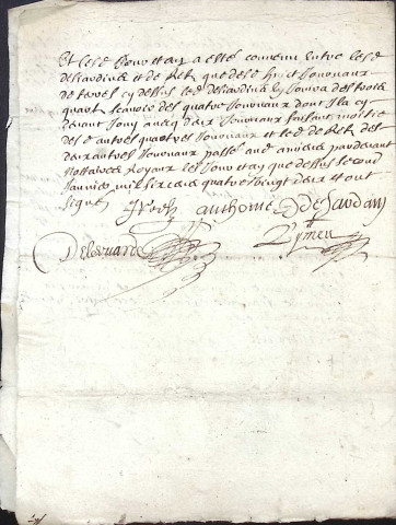 Etude de Me Antoine Limeu à Amiens (étude n°6). Minutes de l'année 1682