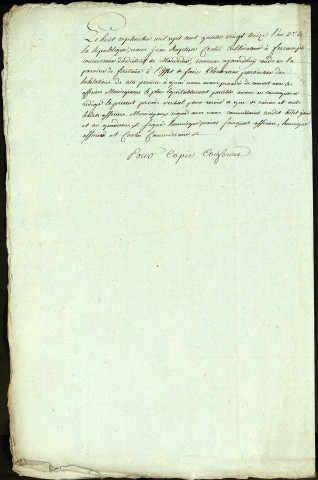 Etat d'évaluation des habitations de la paroisse de Fontaine avec les noms et qualités des particuliers, 8 septembre 1793