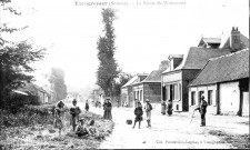 Yzengremer (Somme). La Route de Woincourt
