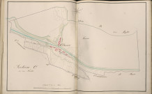 Plan du cadastre napoléonien - Atlas cantonal - Eclusier-Vaux (Eclusier Vaux) : C