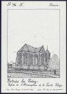 Estrées-les-Crécy : église de l'assomption de la Sainte-Vierge - (Reproduction interdite sans autorisation - © Claude Piette)