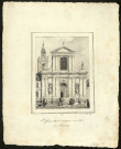 Eglise des Carmes en 1789, à Amiens