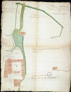 Plan de la maison des Cordeliers de Doullens 1767