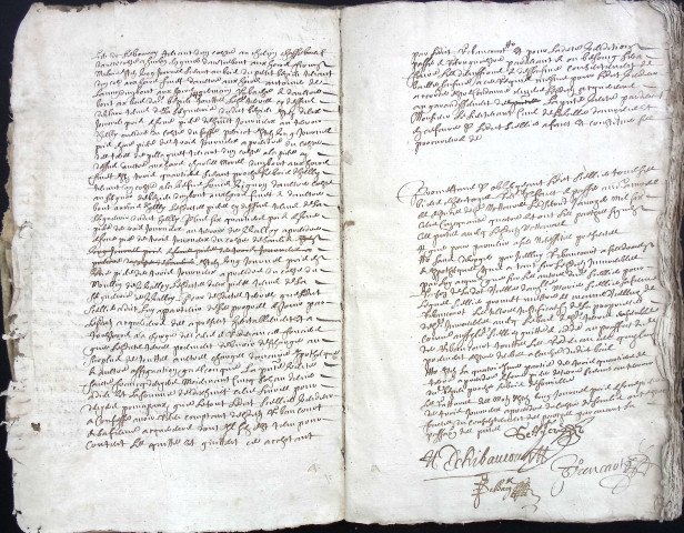 Etude de Me Pierre Trencart à Amiens (étude n°9). Minutes de l'année 1654