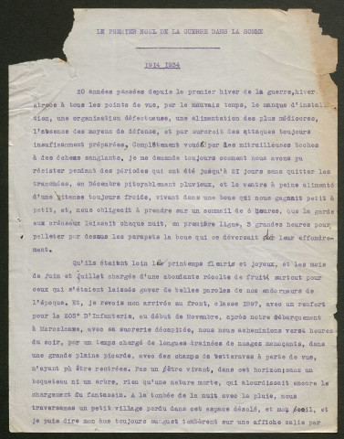 Témoignage de Anonyme 61 et correspondance avec Jacques Péricard