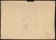 Plan du cadastre rénové - La Vicogne : tableau d'assemblage (TA)
