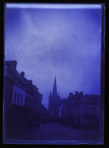 Hazebrouck l'église - octobre 1899